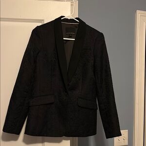 Banana Republic Black Textured Blazer